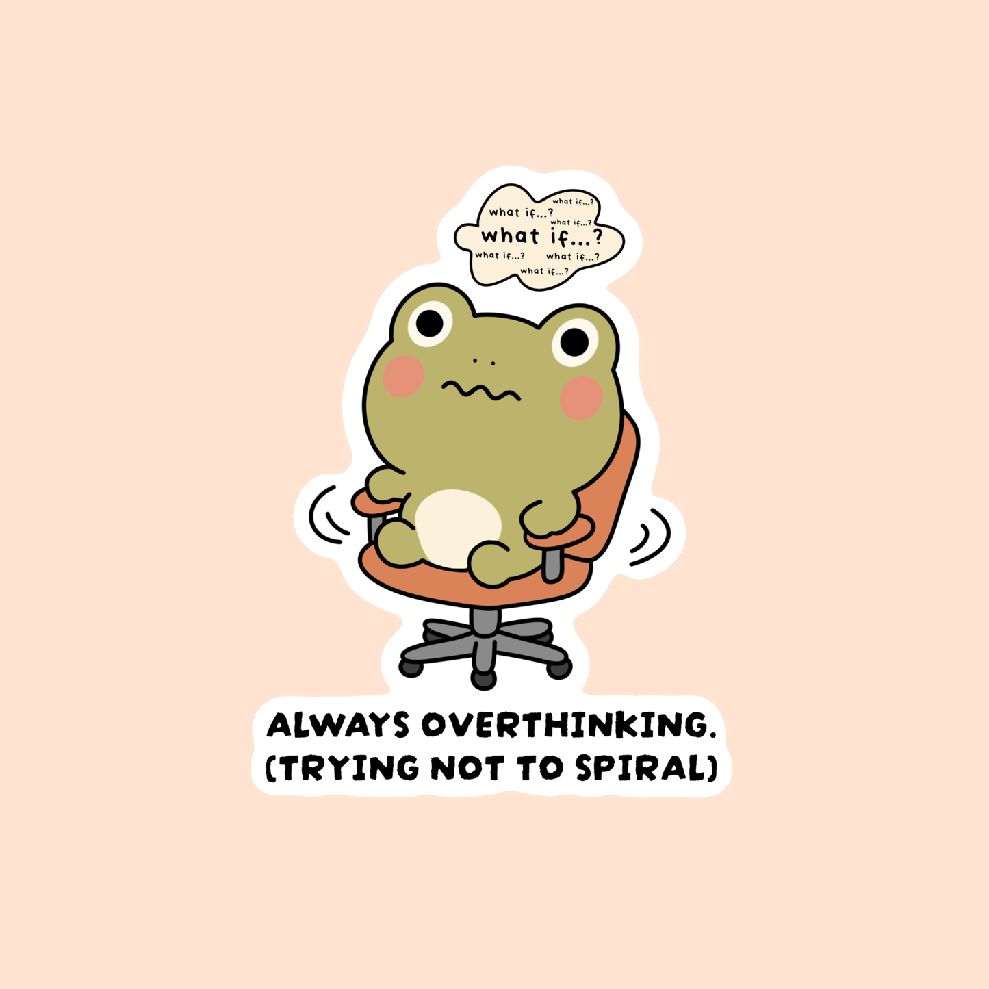 The Corporate Zoo Frog office sticker