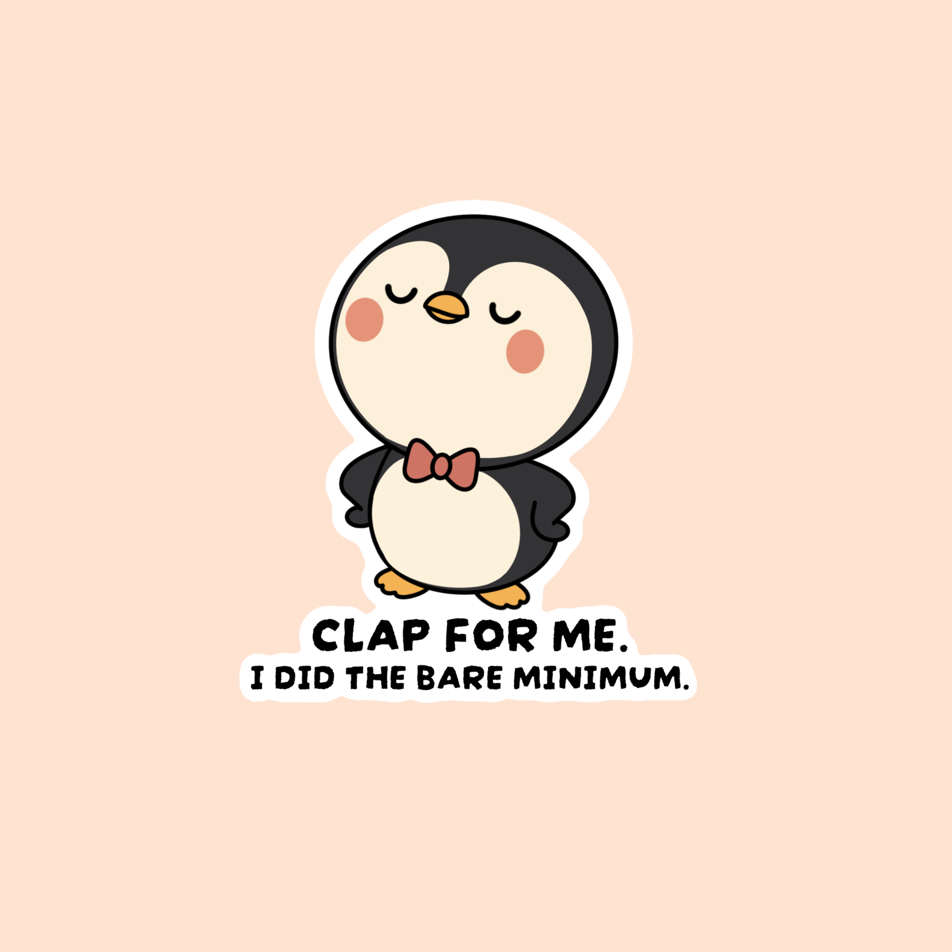 The Corporate Zoo Penguin office sticker