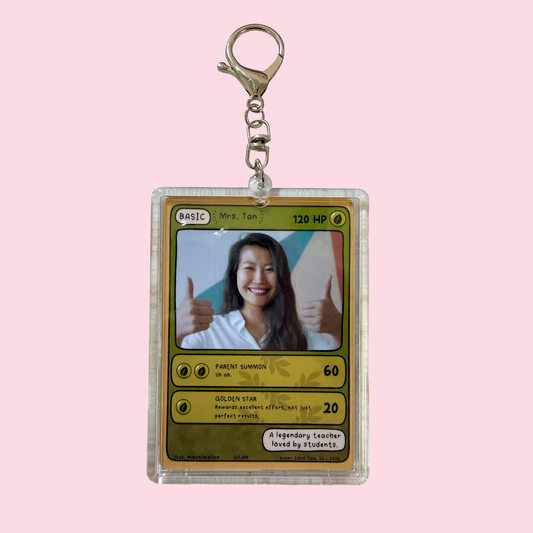 Customisable Teacher's Day Trading Card