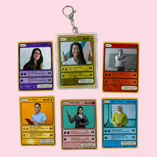 Customisable Teacher's Day Trading Card